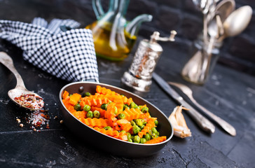 fried corn with carrot