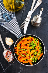 fried corn with carrot