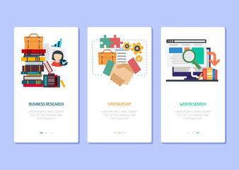 Landing Page Design - Research, Partnership and Web Research