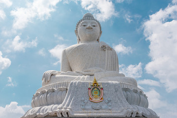 Fototapeta premium Stunning panoramic view of Phuket big Buddha. Thailand
