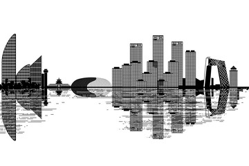 Beijing skyline