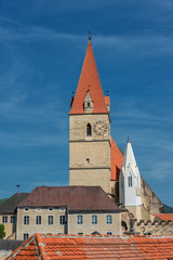 Obraz premium Wehrkirche Weissenkirchen in der Wachau