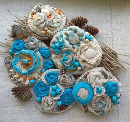 природа и брошки ручной работы