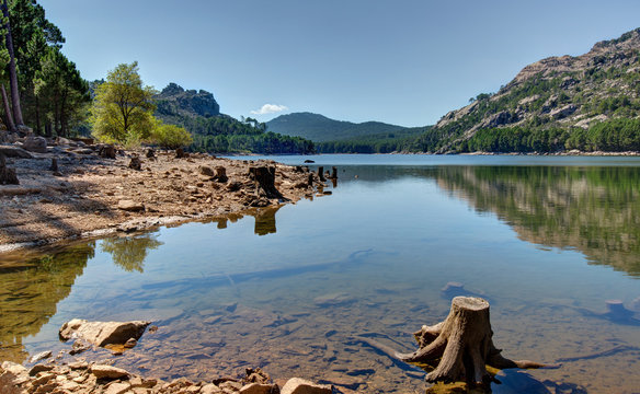 Paysages de Corse-Le barrage de l Ospedale vers Porto-vecchio