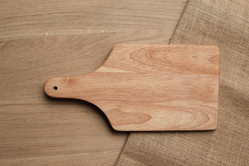 wooden table top with Kitchen ware for background