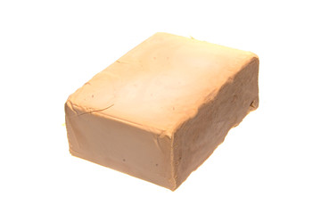 yeast isolated on white background