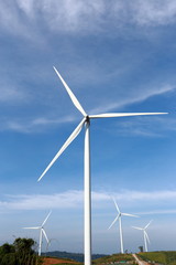 Clean wind turbines to generate electricity.