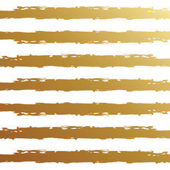 Fototapeta premium Seamless pattern with gold and white striped. Hand drawn black and yellow paint strokes. Grunge style. Hand-drawn stripes, brush strokes, stars. Beautiful vector fashionable floral exotic background.