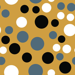 Rounds an circles Seamless vector EPS 10  Abstract geometric pattern. Multicolor Figures. Texture for print and Banner. Flat style