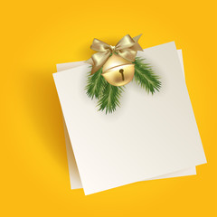 Merry Christmas background design. Vector logo, typography. Usable as banner, greeting card, gift package etc.