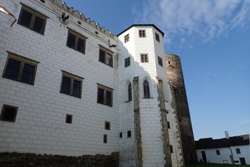 Fototapeta na wymiar beautiful historical castle in Jindrichuv Hradec