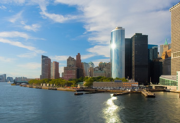 Fototapeta premium View on Manhattan from Hudson River