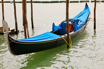 Traditional venetian gondola