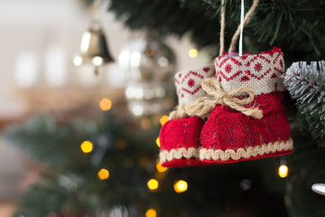 christmas tree decoration closeup