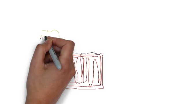 environmental pollution factory animation