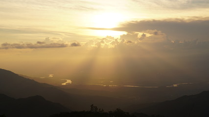 atardecer noche larga exposición timelapse