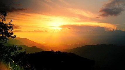 atardecer noche larga exposición timelapse