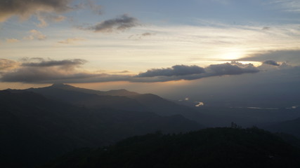 atardecer noche larga exposición timelapse