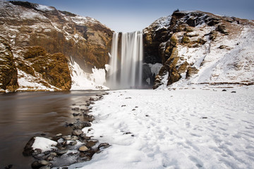 Skogafoss Waterfall in Iceland