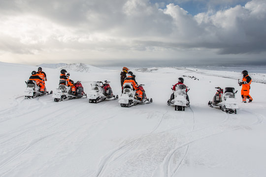 Snowmobile Safari in Iceland