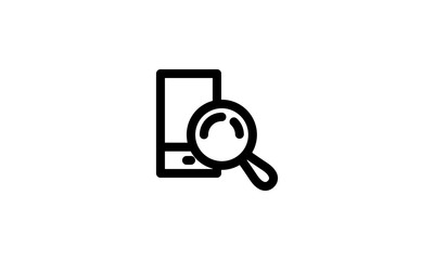 Search Icon Template Vector Sign Design