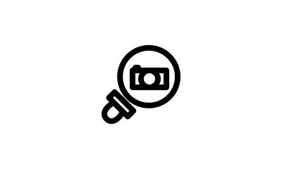 Search Icon Template Vector Sign Design