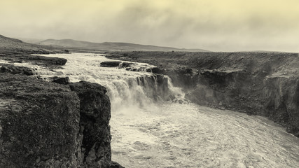 Island, Gygjarvoss Wasserfall