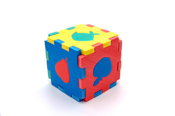 cube on a white background