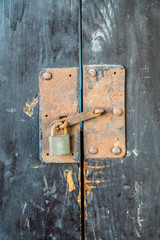 A padlock used in Chinese houses