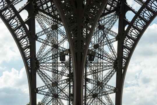 Eiffelturm, Detailaufnahme, Paris, Frankreich, Europa