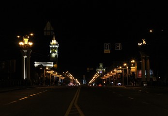 Plakat City at night