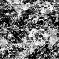 Watercolor background with floral pattern, splash of abstract paint, fashionable art background, shawl. Orchid flowers, poppy, tulip, cornflower, gladiolus, peony, rose, field or garden flowers.