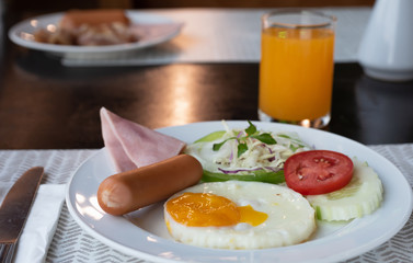 American breakfast