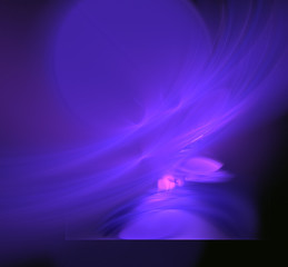 Purple abstract fractal. Fantasy fractal texture. Digital art. 3D rendering. Computer generated image.