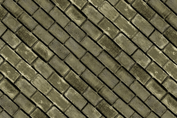 canvas light gray stone many bricks diagonal inclined base weathered monochrome design urban