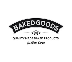 Bakery goods quality made black on white