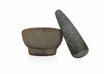 Mortar from Thailand on white background
