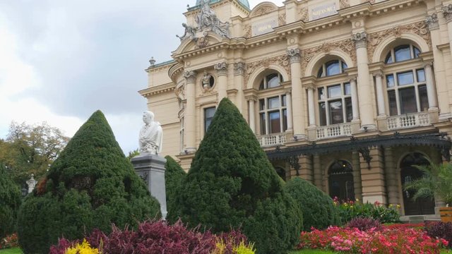 uliusz Slowacki Theater in Krakow, is the most beautiful theater building in the city. Poland