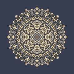 vectorial pattern round