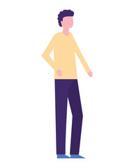 volunteers help work