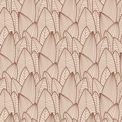foliate seamless pattern