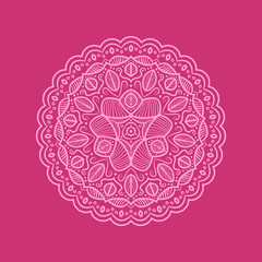 vectorial pattern round