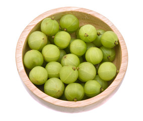 fresh makhampom isolated on white