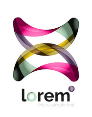 Logo, abstract geometric icon