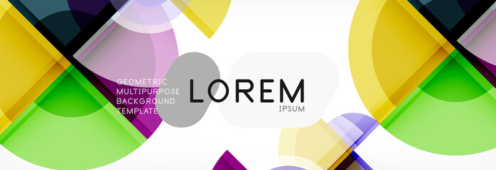 Circle abstract background