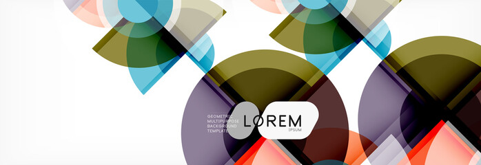 Obraz premium Circle abstract background