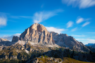 Mountain Cinque Torri (The Five Pillars) , Dolomites, Italy