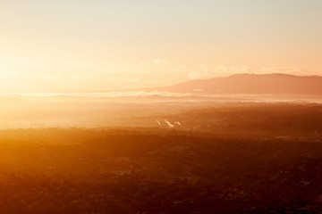 Gorgeous Melbourne Suburban Sunrise From Above