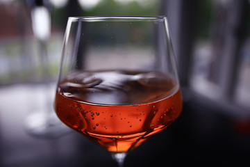alcoholic orange cocktail in a glass aperol