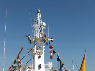 banderas de navegación